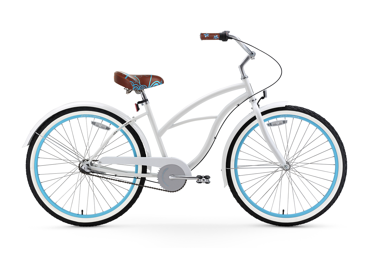 sixthreezero 26 inch 3 speed women's beach cruiser bicycle breathe