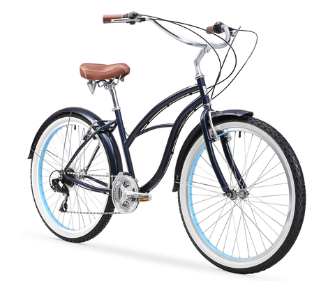 sixthreezero 26 inch 3 speed women's beach cruiser bicycle breathe