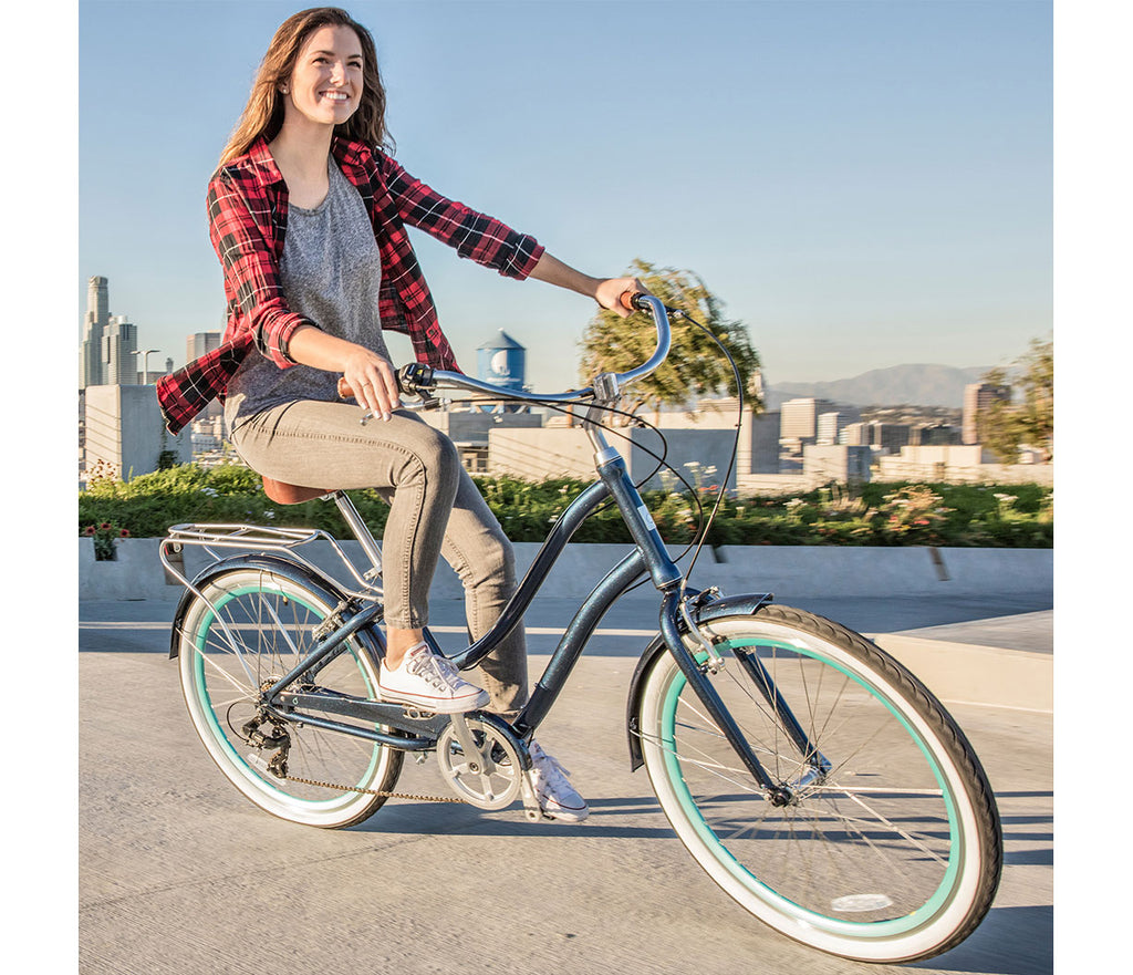 sixthreezero 7 speed women's hybrid comfort bike