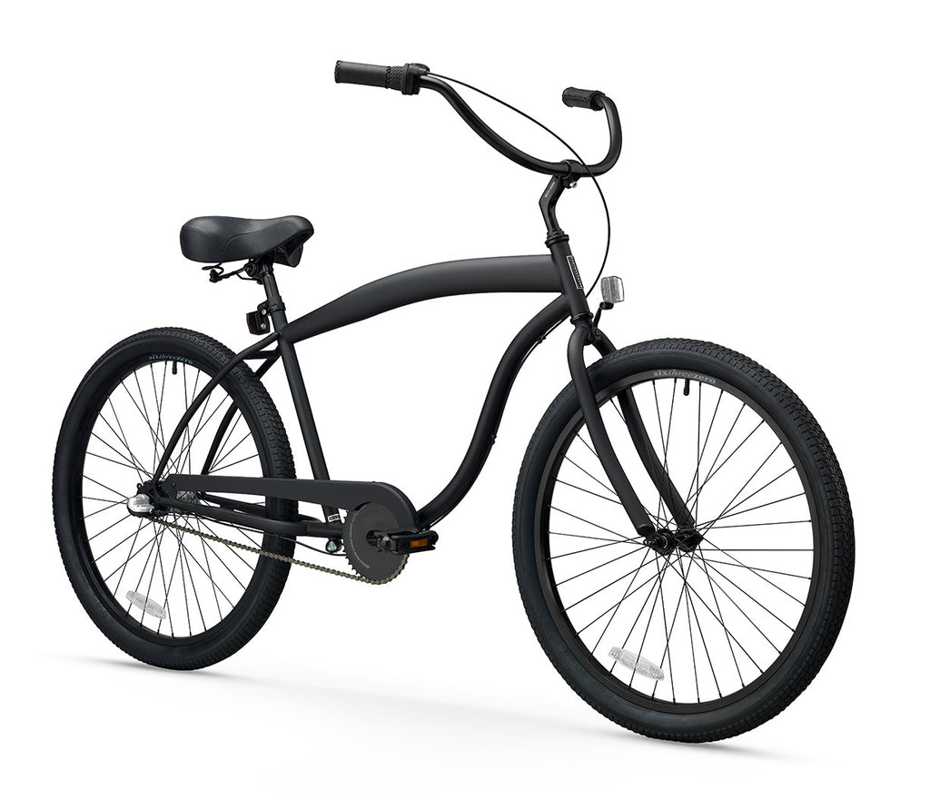 mens black cruiser bike