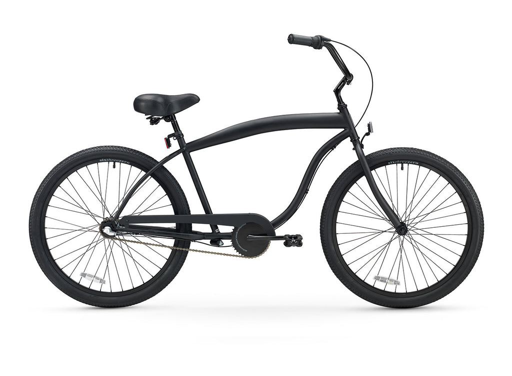 mens black cruiser bike