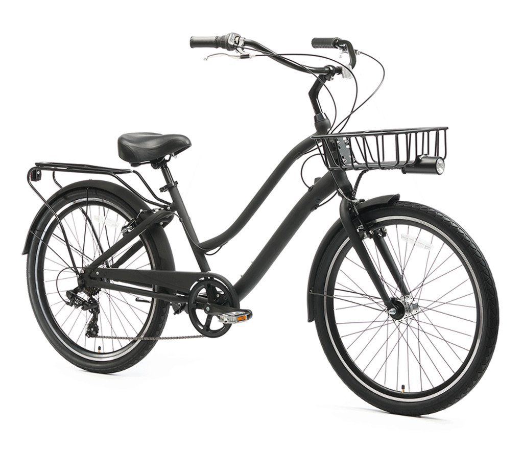 sixthreezero 26 inch men's 7 speed hybrid cruiser bicycle