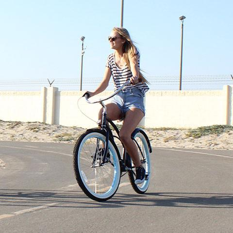 sixthreezero classic edition 3 speed women's beach cruiser bike