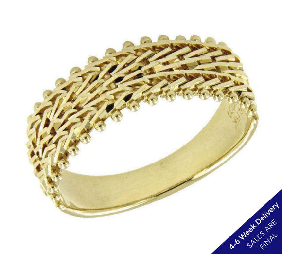 Imperial Gold Lame’ Flexible Ring – Imperial Jewelry