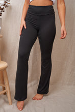 Load image into Gallery viewer, Carbon Black Yoga Pants