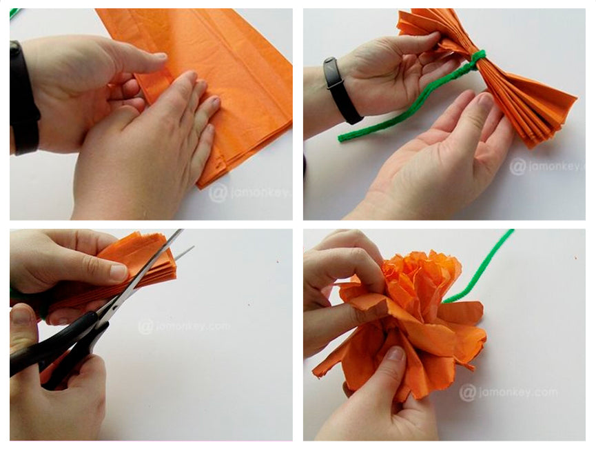 Cuadritos de papel china - Actividades para preescolar