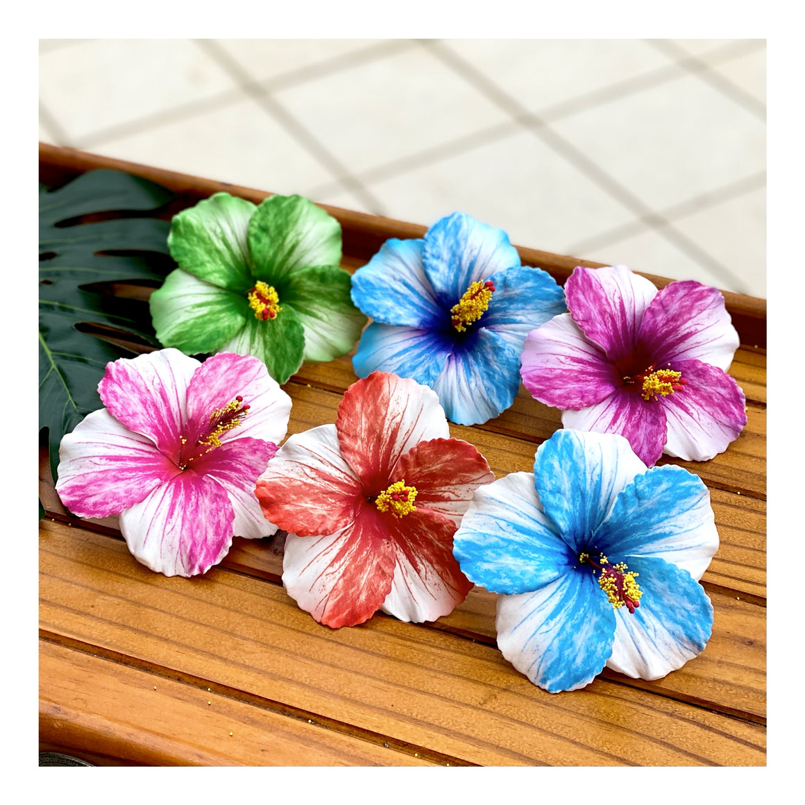 HIBISCUS FOAM FLOWERS -L1 – Sei Polynesian Chic