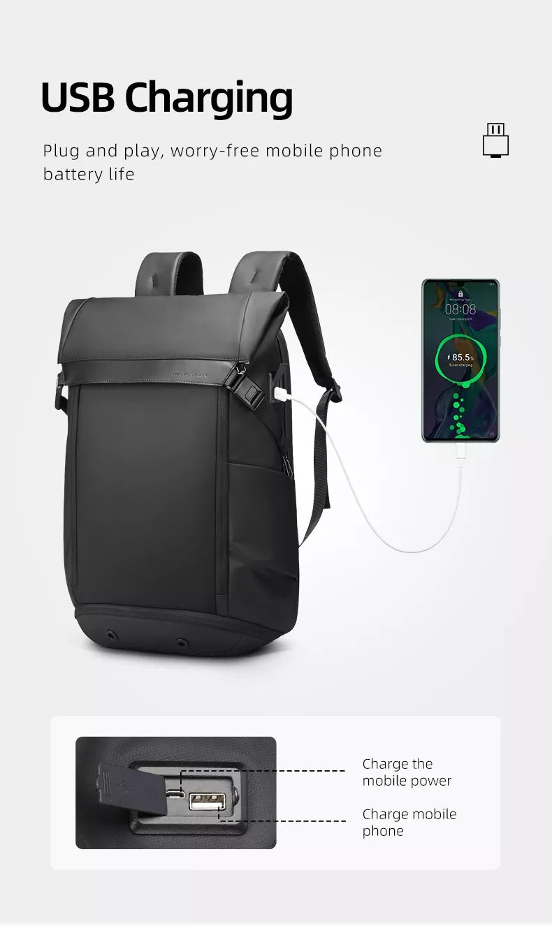 usb charging backpack