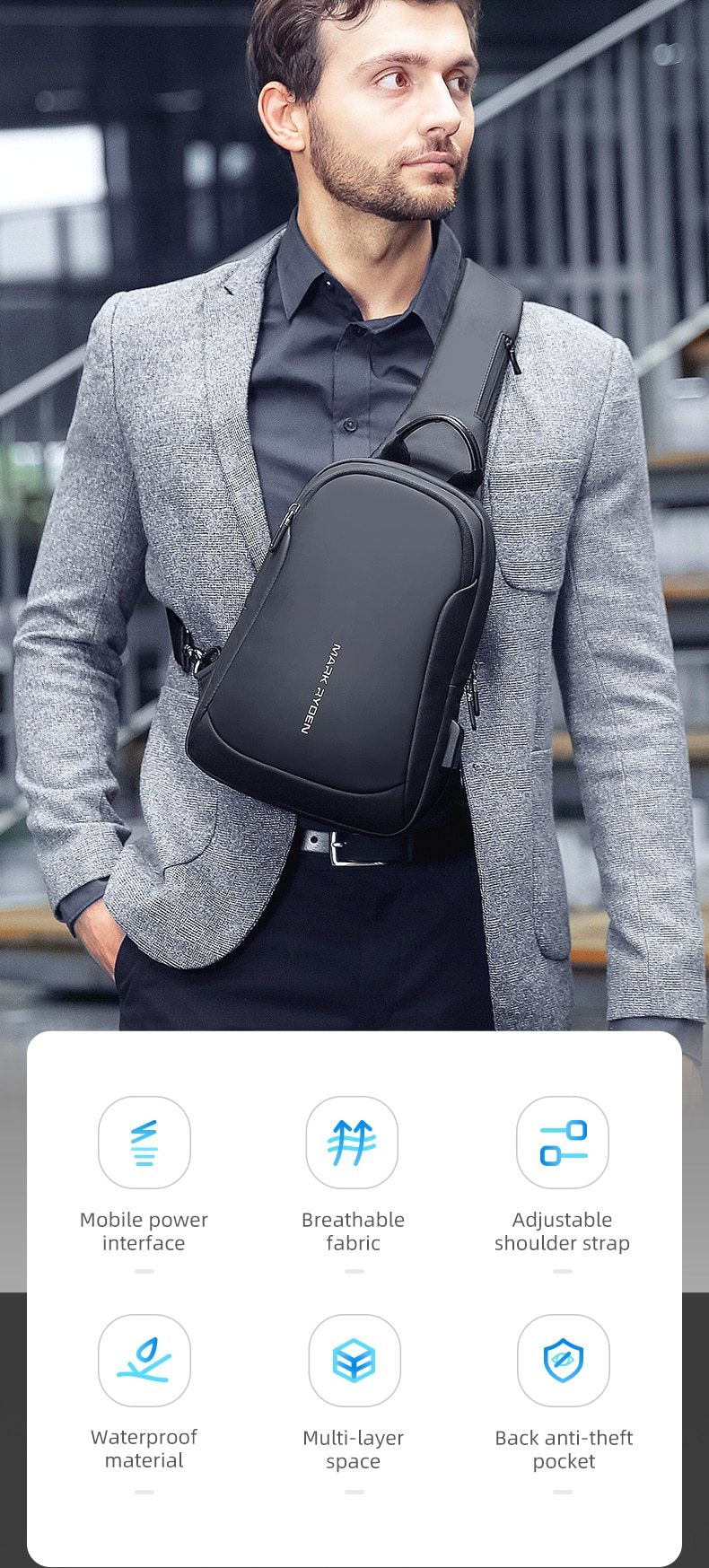 sling bag for men