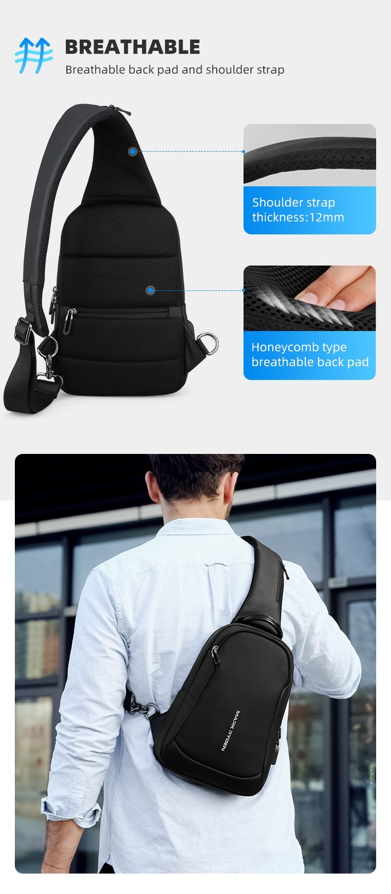 best crossbody backpack for men