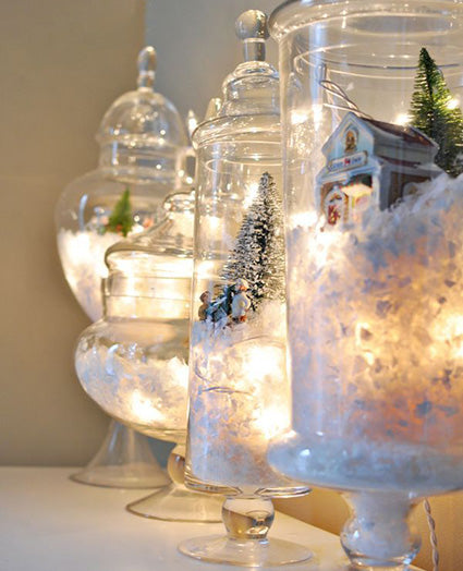 Simple Wine Glass & Candle Center Piece - Do-It-Yourself Fun Ideas