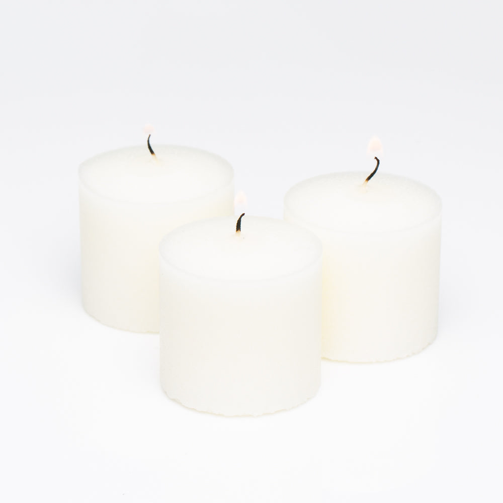 unscented votive candles