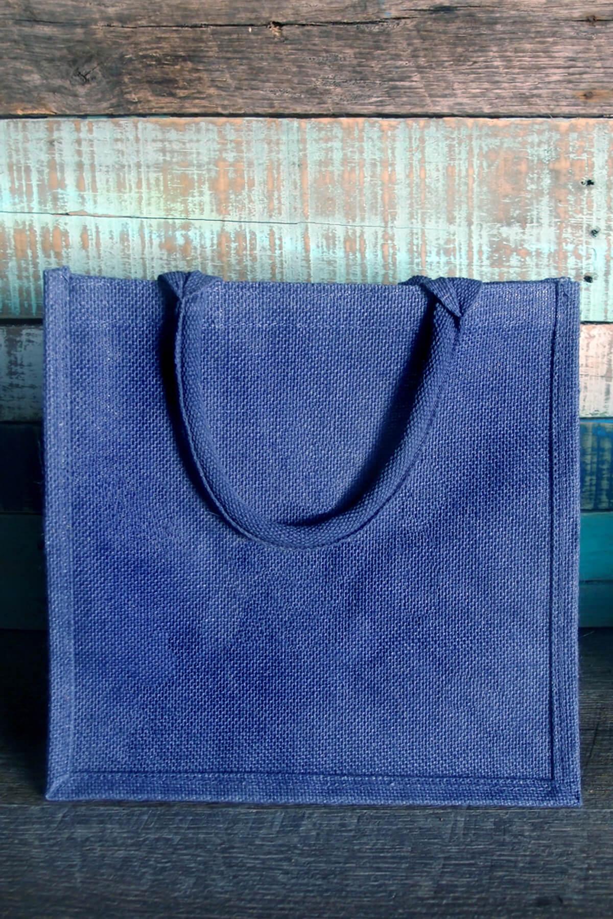 Download Blue Burlap 12x12 Euro Tote Bag - Save-On-Crafts