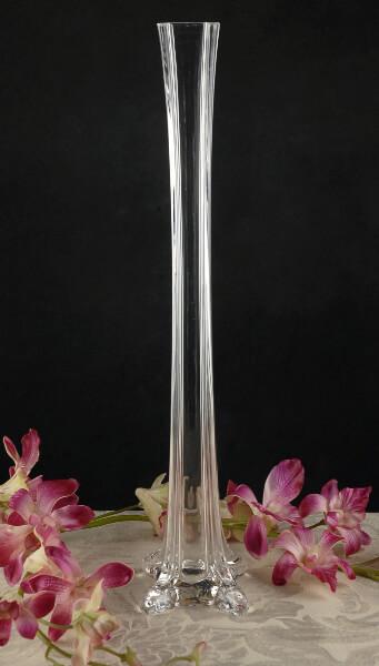 Eiffel Tower Vases - Clear - 16 - Minimum 12 Pcs