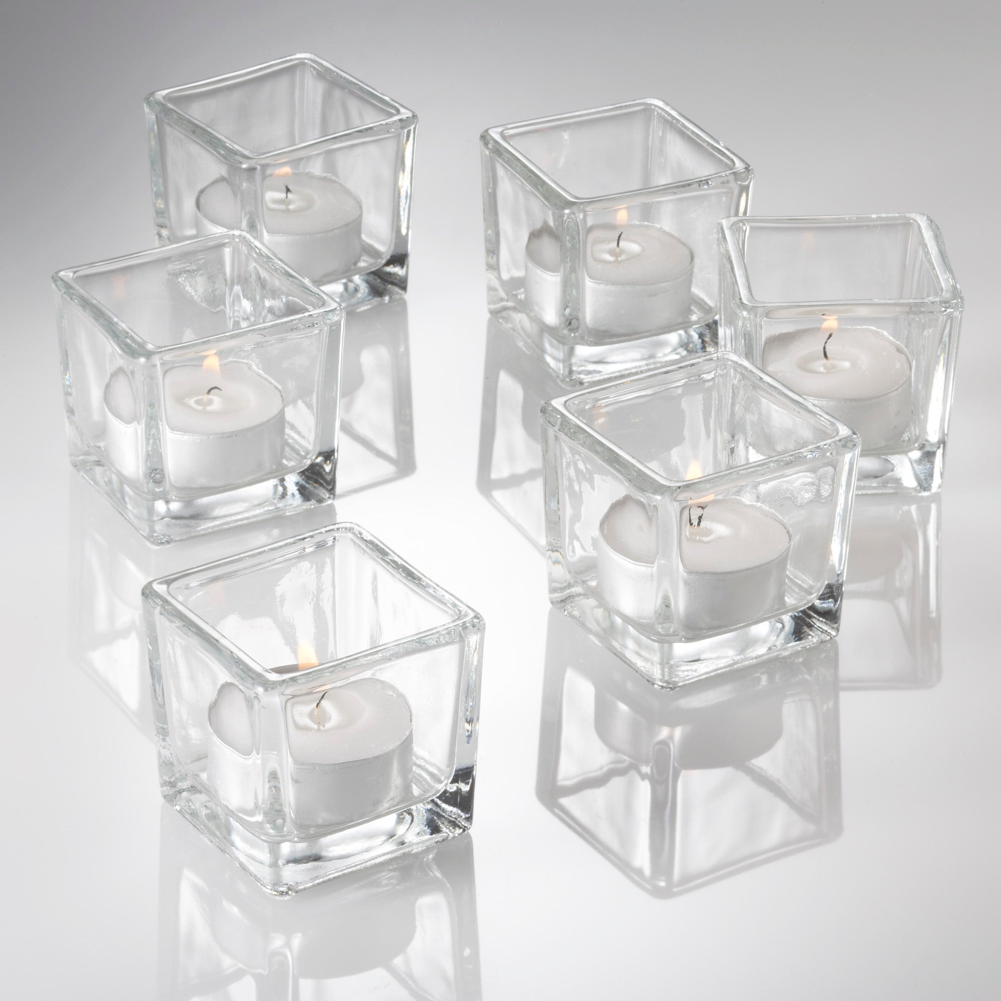 square candle holders