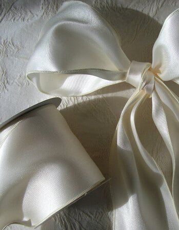 satin ribbon wedding