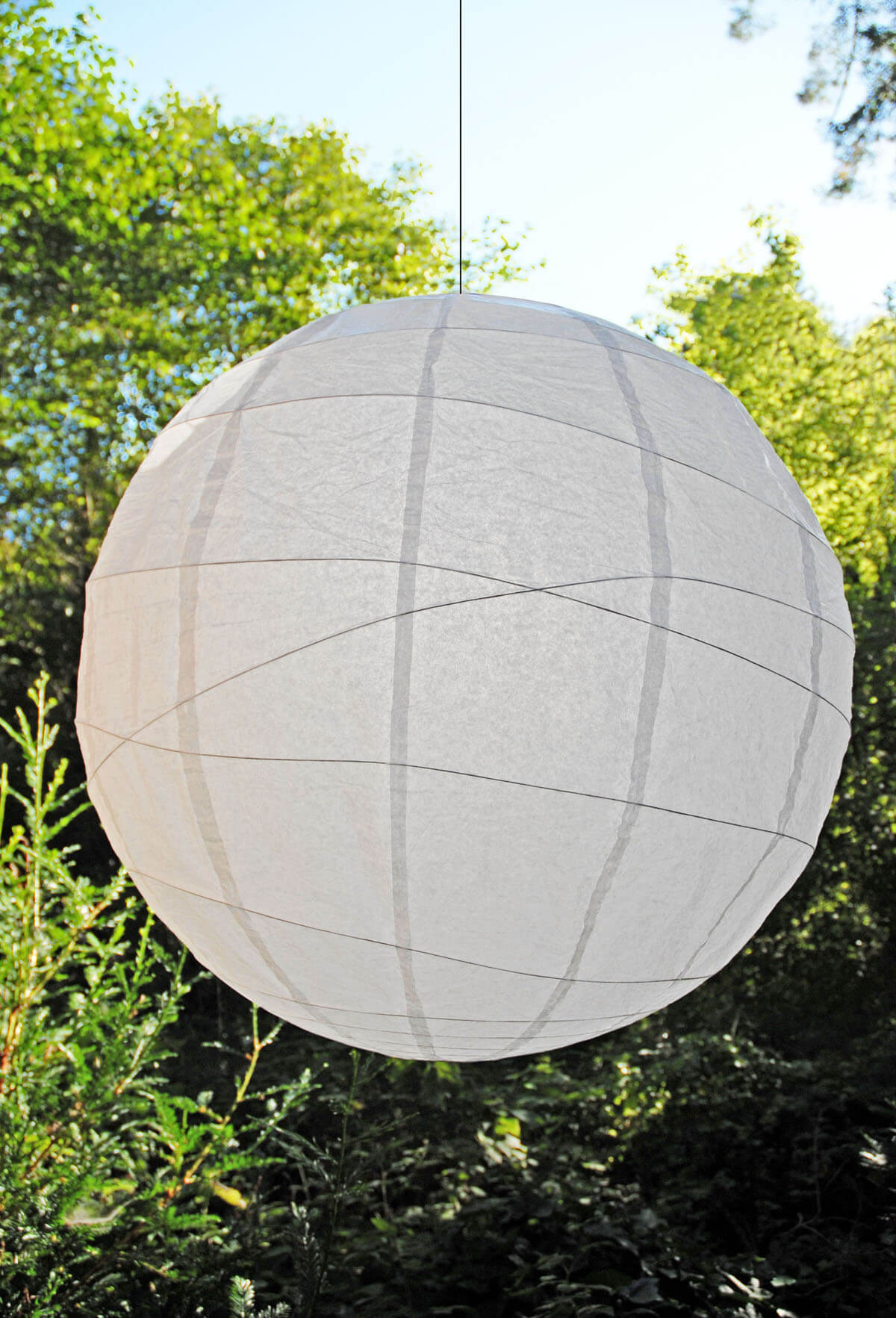 Criss Cross Ribbed Paper Lanterns 