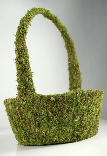 Natural Preserved Moss Purse Planter 8.75 - Save-On-Crafts