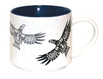 Double Wall Native American Print Glass Mug – Sacred Circle Gifts and Art