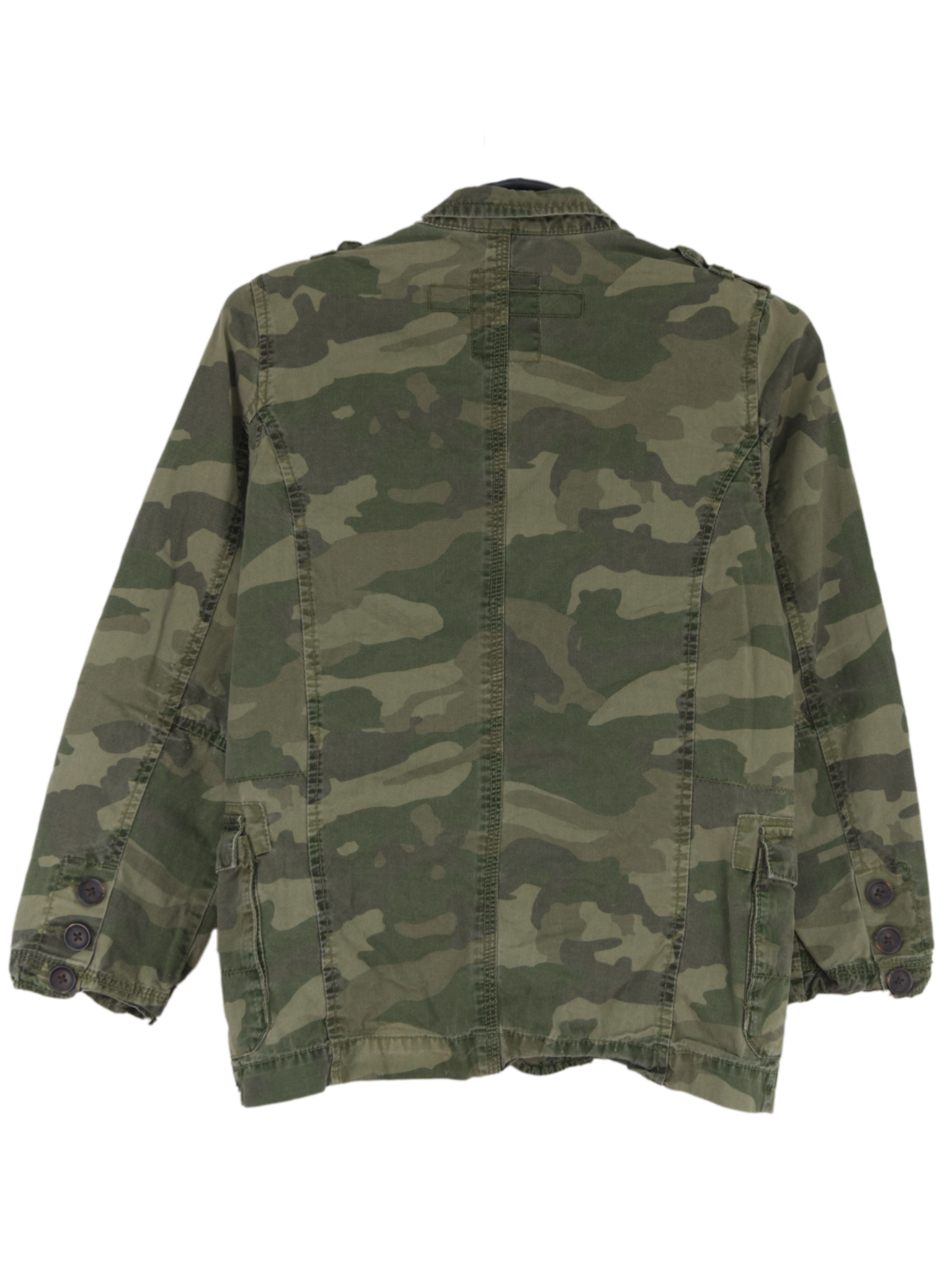 Chamarra cargo verde militar -Ropa de segunda mano -That´s it – Verde  Permuta