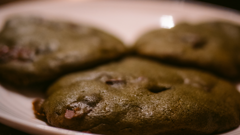 Spirulina algae cookies (made with Algi)
