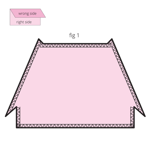 Blanket Hoodie Pattern sewing instructions 1