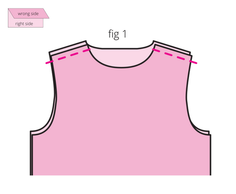 T-shirt dress pattern - sewing instructions 1