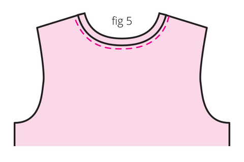 T-shirt dress pattern - sewing instructions 5