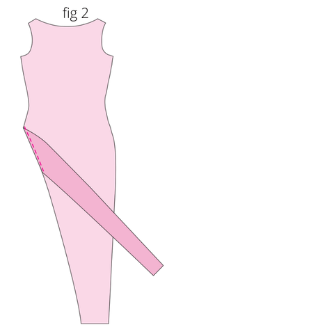 bodycon dress pattern - sewing instructions 2