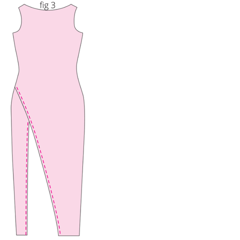 bodycon dress pattern - sewing instructions 3