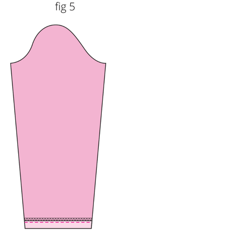 bodycon dress pattern - sewing instructions 5