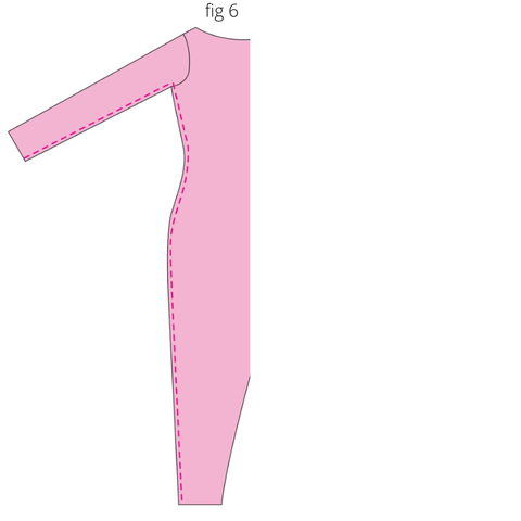 bodycon dress pattern - sewing instructions 6