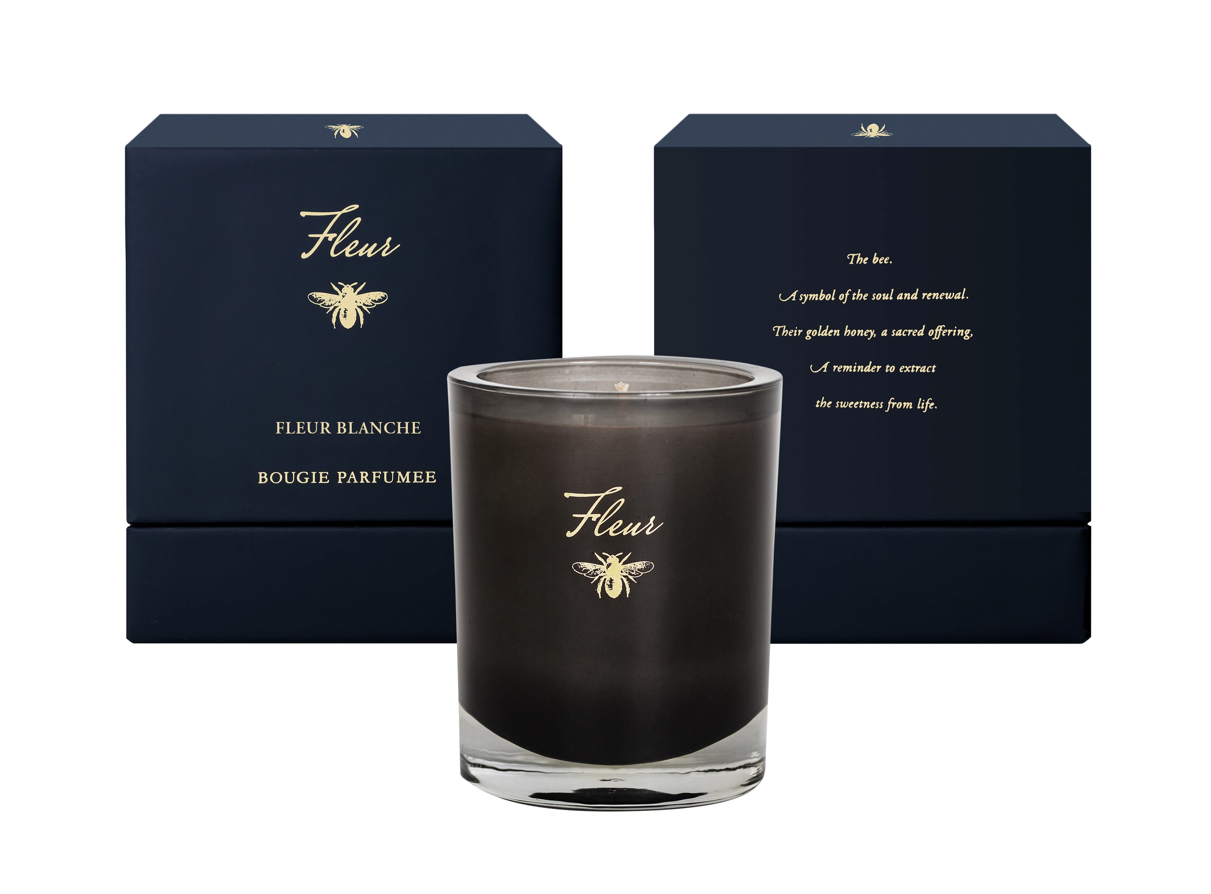 Fleur Blanche Single Wick Candle – Fleur Collection
