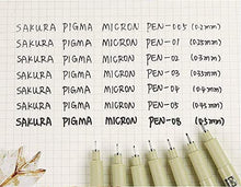 Cargar imagen en el visor de la galería, Estilógrafo Pigma Micron 04 Sakura Negro
