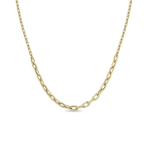 14K Yellow Gold 16 Extra Small Chain Necklace