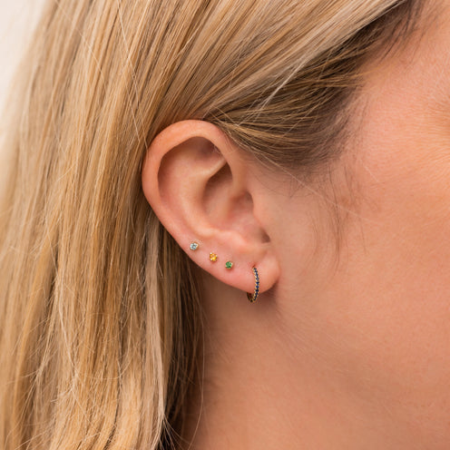 Anzie Flat Back Earring 8mm