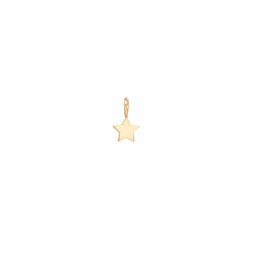 Zoë Chicco 14K Gold Initial Letter Charm Pendant 14K Yellow Gold / Regular Bail