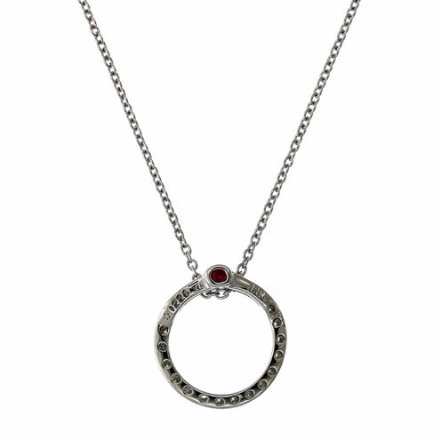 JeenMata X-Shaped Round Cut Real Diamond Pendant Necklace in 18K White Gold  over Silver - Walmart.com