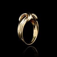 Estate Tiffany & Co. 18K Yellow Gold Signature X Ring