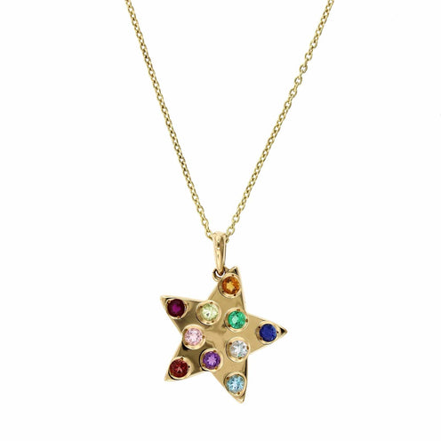 Star Necklace Rose Clair