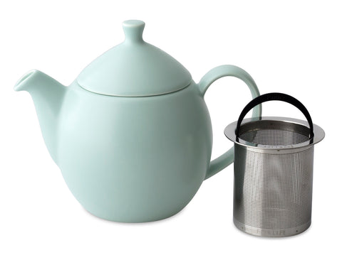 Dew Teapot with Basket Infuser 14 oz. – FORLIFE Design