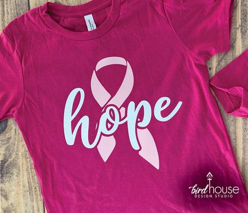 Breast Cancer Awareness Tie Shirt, Pink Ribbon Month October