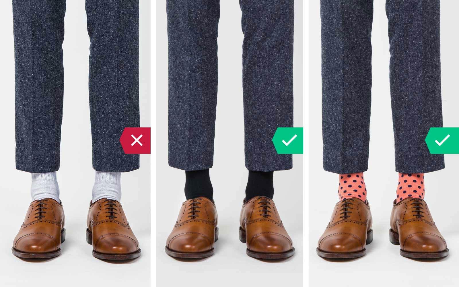 What color socks to wear with brown shoes - Buy and Slay