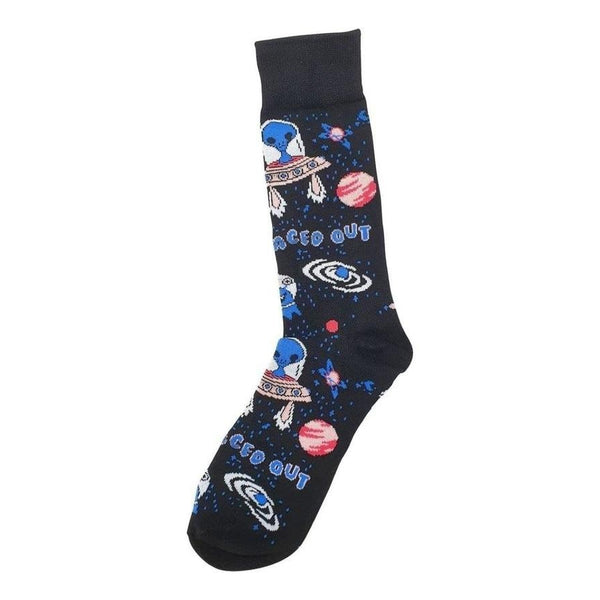 Space Invaders Crew Socks - Mad Socks Australia