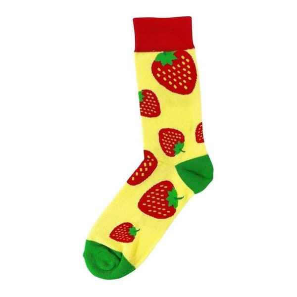 Fruit Socks Strawberry Fields - Mad Socks Australia