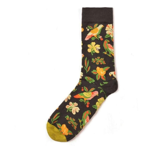 Animal Socks Birds and Flowers - Mad Socks Australia