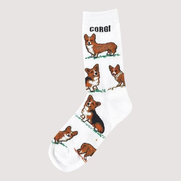 Animal Socks Cute Corgi - Mad Socks Australia