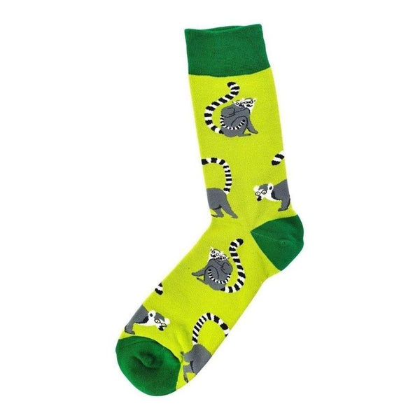 Animal Socks Lemur Love - Mad Socks Australia