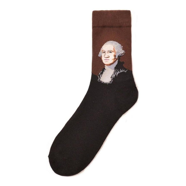 Art Socks George Washington - Mad Socks Australia