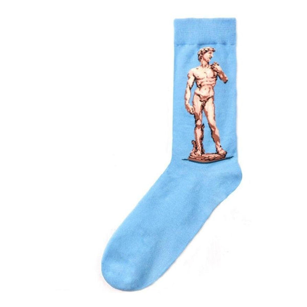 Art Socks David of Michelangelo - Mad Socks Australia